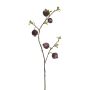 Deko Zweig Granatapfel ZINAREL, Früchte, violett, 95cm