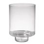 Tischlicht ANUWAT aus Glas mit Fuß, klar, 20cm, Ø16cm