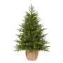 Künstlicher Tannenbaum VANTAA, Jutesack, 90cm, Ø65cm