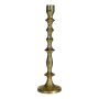 Spitzkerzenhalter GIUSEPPINA aus Aluminium, gehämmert, champagner-gold, 36cm, Ø10cm