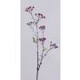 Dekozweig Schneebeere SOPUNY, Beeren, beschneit, rot-weiß, 70cm