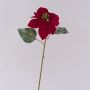 Samt Poinsettia künstlich LIBASSE, rot, 45cm