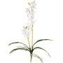 Kunst Dendrobium Sonia Orchidee NELTI, Steckstab, Wurzeln, weiß, 60cm
