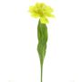 Dekoblume Papageientulpe EVYRA, gelb, 65cm