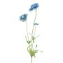 Kunstzweig Scabiosa ISILDEA, blau, 65cm