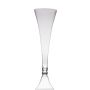 XXL Blumenvase SASITHON mit Fuß, Glas, klar, 100cm, Ø28cm