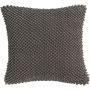 Sofa Kissen BOLLY, mit Kügelchen, dunkelgrau, 45x45cm