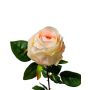Rose künstlich SUNJIK, weiß-rosa, 75cm, Ø7cm