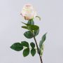 Rose künstlich SUNJIK, weiß-rosa, 75cm, Ø7cm