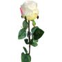 Rose künstlich SUNJIK, creme-rosa, 75cm, Ø7cm
