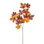 Künstlicher Ahorn Zweig SNORVE, orange-braun, 90cm