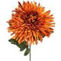 Künstliche Chrysantheme HIKJON, orange, 75cm, Ø18cm