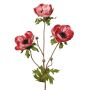 Samt Anemone Zweig WINFAS, mauve, 75cm, Ø9-11cm