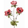 Samt Anemone Zweig WINFAS, mauve, 75cm, Ø9-11cm