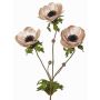 Samt Anemone Zweig WINFAS, zartrosa, 75cm, Ø9-11cm