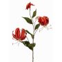 Samt Gloriosa Zweig DINFAS, dunkelorange-gold, 80cm