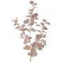 Künstlicher Eukalyptus Zweig MALFHY, metallic-hellrosa, 75cm