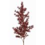 Künstlicher Asparagus umbellatus Zweig DIKERNO, burgunderrot, 75cm