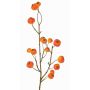 Kunstzweig Zierapfel NONGIH mit Früchten, orange, 60cm