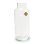 Glas Tisch Vase SIARA, recycelt, klar, 35cm, Ø14,5cm