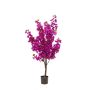 Bougainvillea künstlich JONKFAN mit Blüten, Kunststamm, violett, 145cm