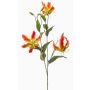 Deko Zweig Gloriosa TROFEL, orange-gelb, 90cm