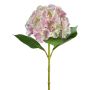 Kunstblume Hortensie FUSTRAL, rosa-creme-grün, 65cm, Ø18cm