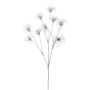 Kunst Clematis Samenstand HARWAY, metallic-silber, 70cm, Ø7cm