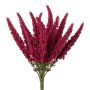 Kunstblume Erika MIRAKY, Steckstab, burgunderrot, 26cm