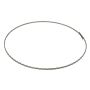 OASIS® Metallring aus gewelltem Flachdraht, grau, Ø20cm