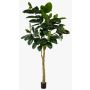 Künstlicher Gummibaum BAKWEN, Kunststamm, grün, 300cm