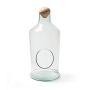 Pflanzen Terrarium DULZE aus Eco Glas, Holzdeckel, klar, 35cm, Ø17cm