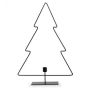 Metall Kerzenständer Tannenbaum NERSYLA, Fuß, schwarz, 45cm, Ø40cm