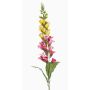 Kunstblume Fingerhut SCHYNRA, gelb-rosa, 95cm