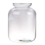 Blumenvase WILLIE aus Glas, recycelt, transparent, 30cm, Ø23cm