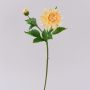 Kunstblume Dahlie WERNYT, creme-aprikose, 45cm, Ø10cm