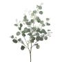 Kunstzweig Eukalyptus VROSTI mit Blüten, grau-grün, 85cm