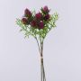 Kunstblumenstrauß Edeldistel Bund SEKLINA, altrosa, 35cm
