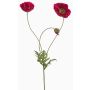 Deko Zweig Mohnblume SCHUNRA, pink, 75cm