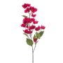 Künstlicher Zweig Bougainvillea ZARNIL mit Blüten, pink, 85cm