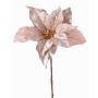 Samt Poinsettia SHEBA, helllila, 55cm, Ø21cm