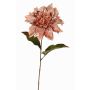 Samt Dahlie künstlich MINBU, rosé, 60cm, Ø17cm