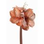 Samt Amaryllis Kunstblume KIRSTY, rosé, 70cm, Ø13-15cm