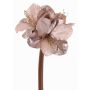 Samt Amaryllis Kunstblume KIRSTY, helllila, 70cm, Ø13-15cm