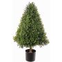 Buchsbaum Pyramide künstlich TOM, crossdoor, Echtstamm, 90cm