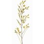 Künstliches Plattährengras GENNA mit Ähren, gelb-grün, 100cm