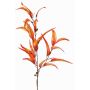 Künstlicher Eukalyptus Zweig EUSEBIOS, orange-gelb, 100cm