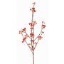 Künstlicher Schneebeeren Zweig HARMONIA, Beeren, orange, 80cm