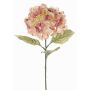 Kunstblume Hortensie URANIA, Trockenoptik, altrosa-creme, 75cm, Ø20cm