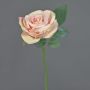 Kunstblume Rose NIKOLETA, rosa-creme, 30cm, Ø12cm